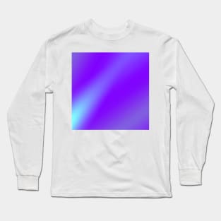 purple blue abstract texture pattern Long Sleeve T-Shirt